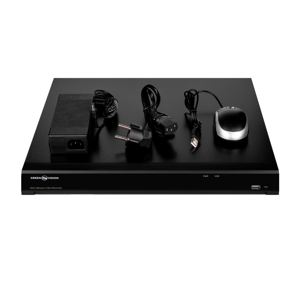IP видеорегистратор 16-канальный 12MP NVR GreenVision GV-N-I017/16 12MP 12MP (V2) - Изображение 5