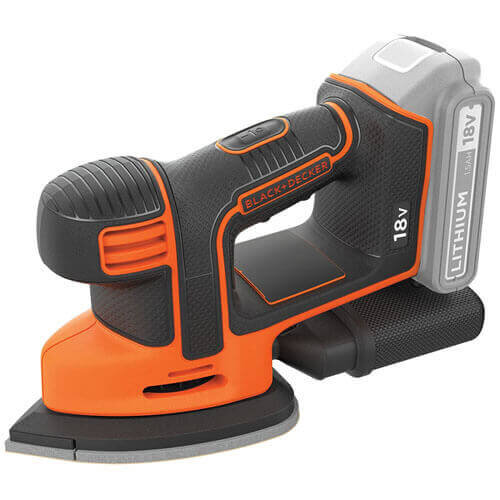 Шлифмашина вибрационная аккумуляторная BLACK+DECKER BDCDS18N BDCDS18N - Изображение 2