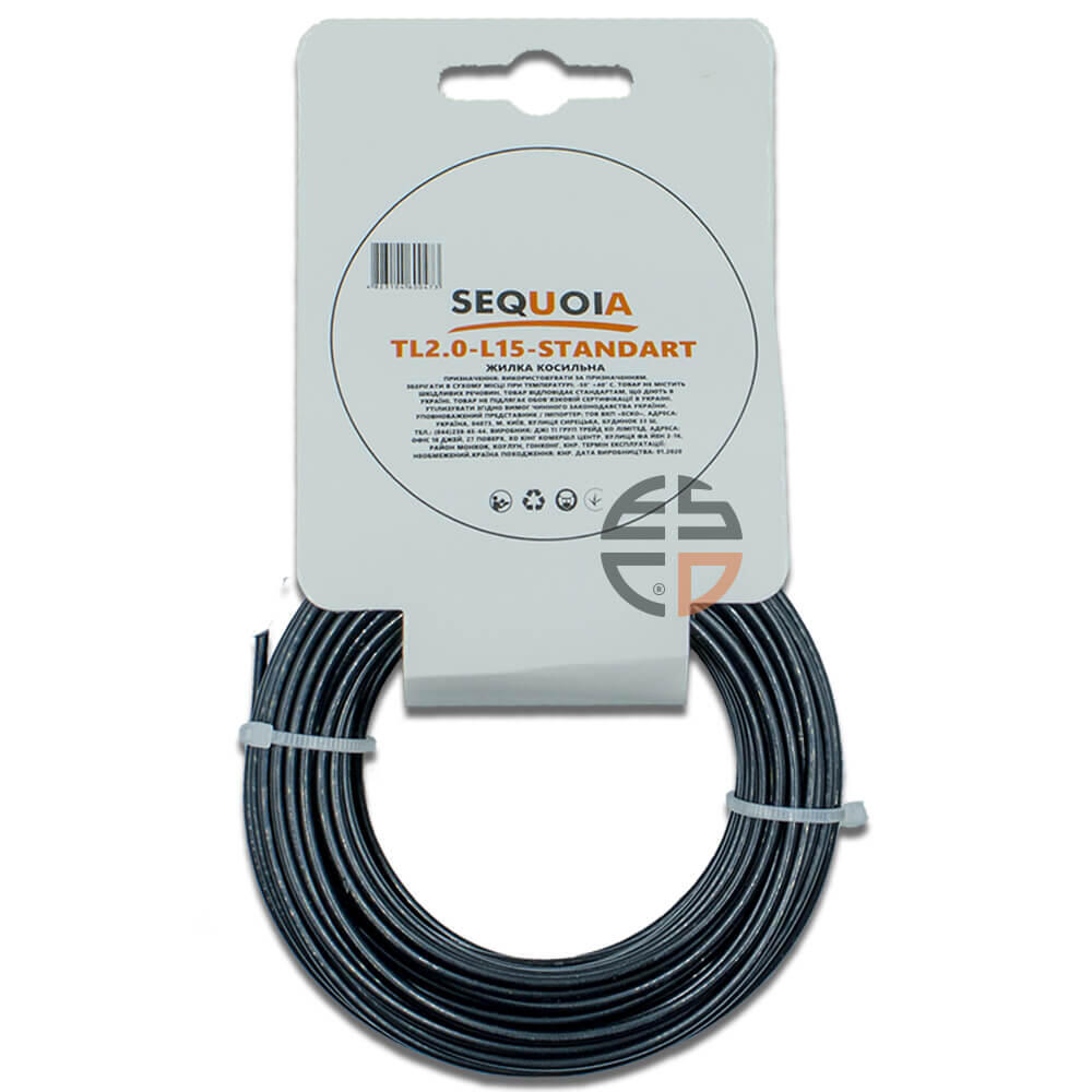 Косильна жилка SEQUOIA TL2.0-L15-Standart - Зображення 2