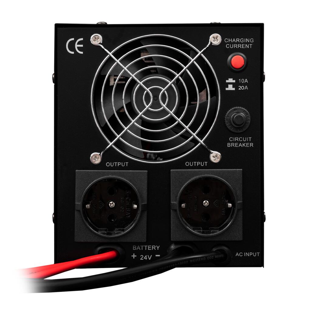 ИБП LP LPL-PSW-1500VA+ (1050Вт) 10A/20A с правильной синусоидой 24V - Изображение 2