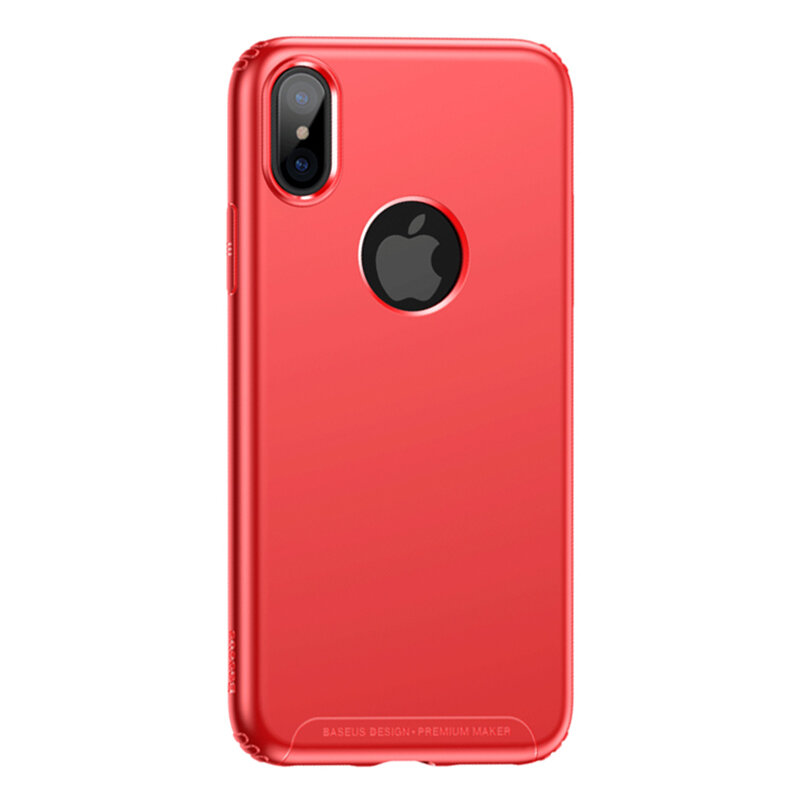 Чехол Baseus для iPhone X/Xs Soft Case Red (WIAPIPHX-SJ09) - Изображение 1