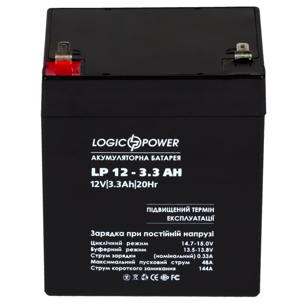 Аккумулятор AGM LP 12V - 3.3 Ah Silver - Изображение 2