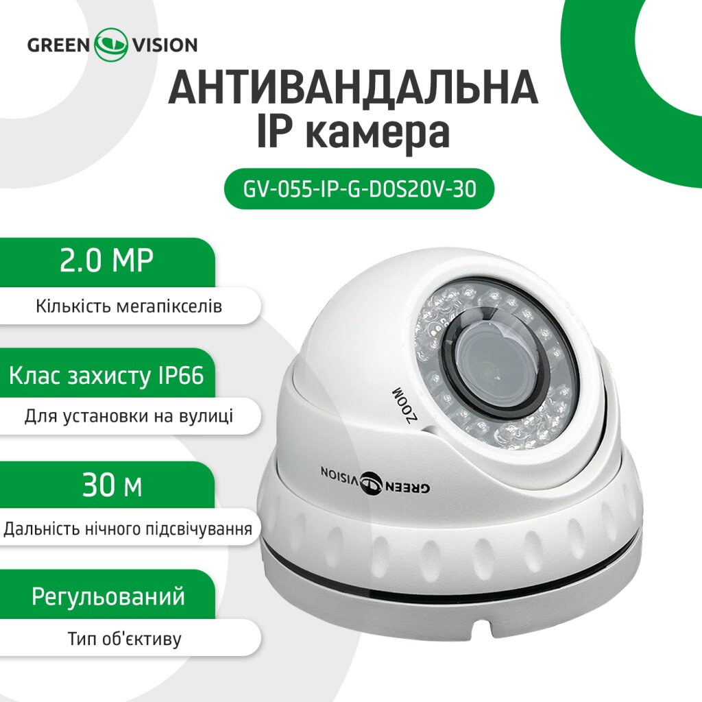 Камера видеонаблюдения уличная IP антивандальная GV-055-IP-G-DOS20V-30 - Изображение 17