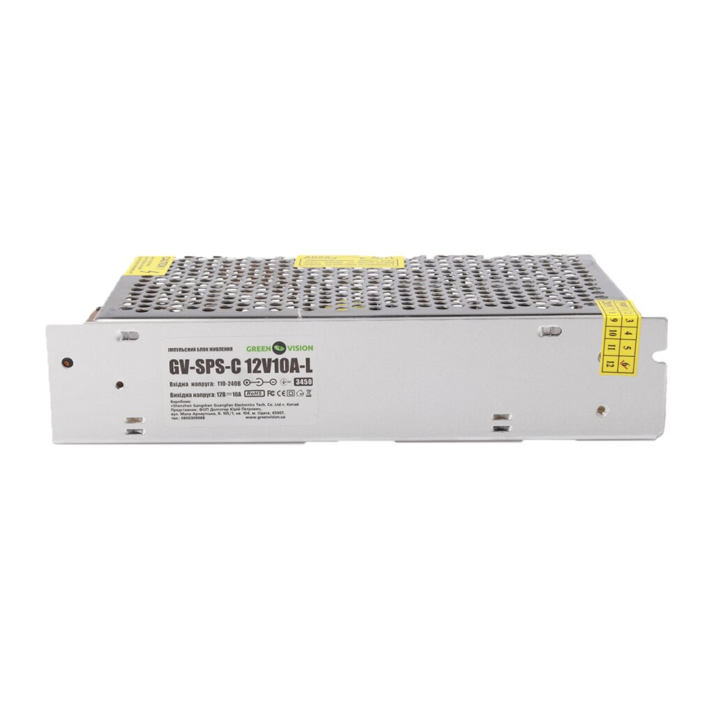 Імпульсний блок живлення GV-SPS-C 12V10A-L (120W) - Изображение 3