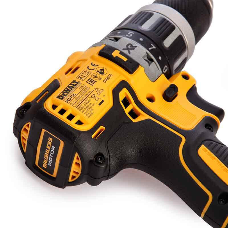 Дрель-шуруповерт аккумуляторная бесщеточная ударная DeWALT DCD796D2 - Изображение 7