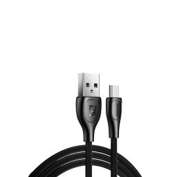 Кабель Remax Lesu Pro USB 2.0 to microUSB 2.1A 1M Чорний (RC-160m-b)