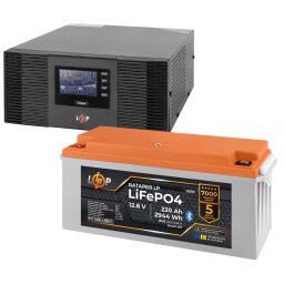 Комплект резервного питания LogicPower ИБП 1050W + литиевая (LiFePO4) батарея 2944Wh