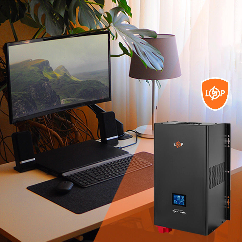 ДБЖ з правильною синусоїдою 24V LPE-W-PSW-3600VA+ (2500Вт) 1-40A - Зображення 8