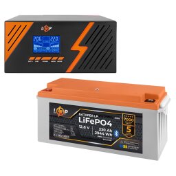 Комплект резервного питания LogicPower ИБП 1050W + литиевая (LiFePO4) батарея 2944Wh