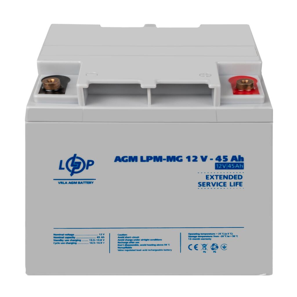 Аккумулятор мультигелевый LPM-MG 12V - 45 Ah - Изображение 2