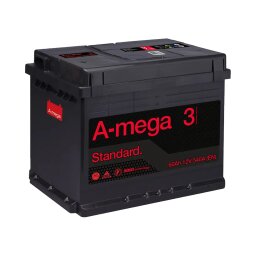 Аккумулятор авто Мегатекс A-mega Standard (М3) 6СТ-60-АЗ (прав) ТХП 540