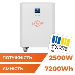 Система резервного живлення LP Autonomic Power FW 2500W (АКБ 7200Wh) Білий мат
