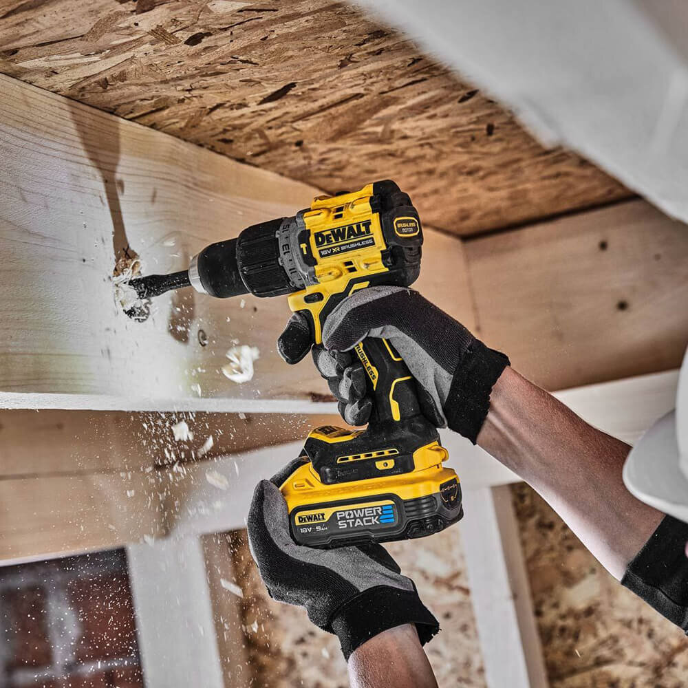 Дрель-шуруповёрт аккумуляторная бесщёточная ударная DeWALT DCD805H2T - Изображение 6