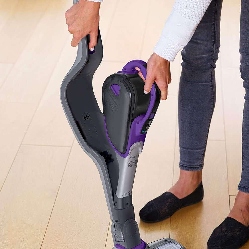 Пылесос аккумуляторний (электровеник) BLACK+DECKER SVJ520BFSP SVJ520BFSP - Изображение 7