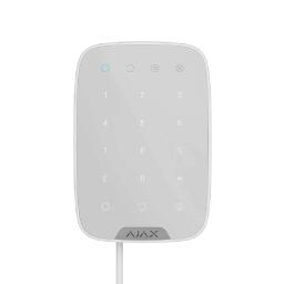 Дротова сенсорна клавіатура AJAX KeyPad Fibra (white)