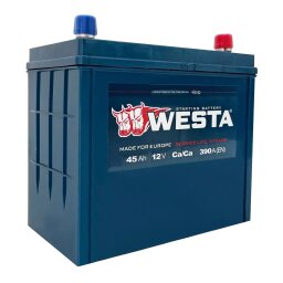 Акумулятор Westa PREMIUM VOLTMAN 6СТ-45 А + зліва