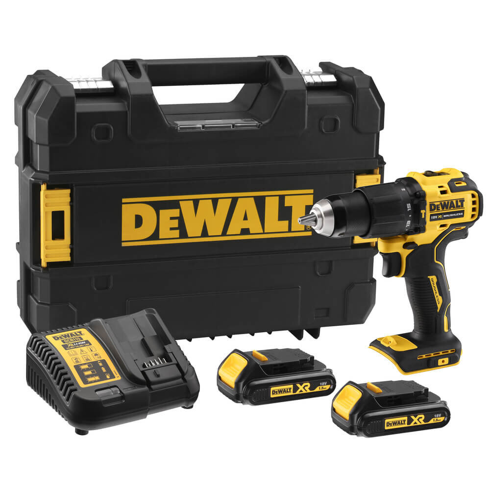 Дрель-шуруповерт аккумуляторная бесщёточная ударная DeWALT DCD709S2T - Изображение 1