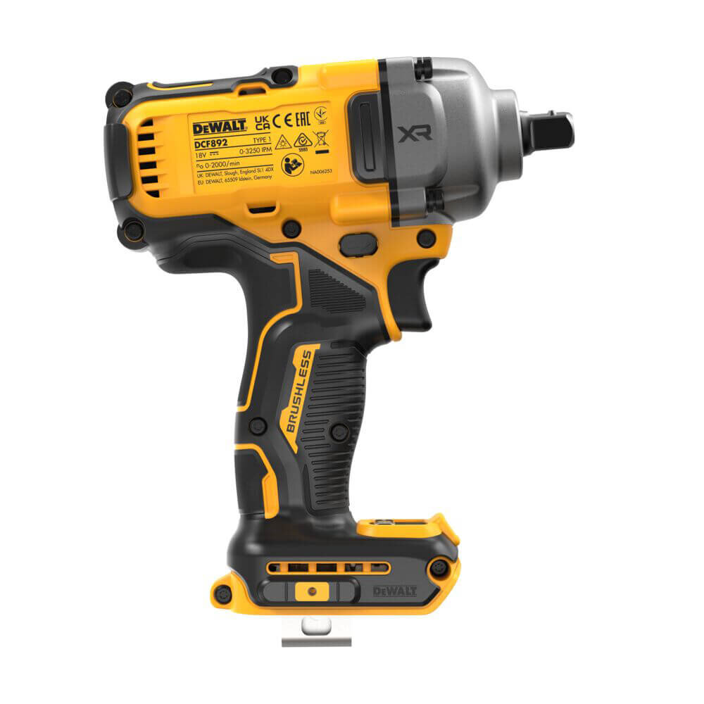 Гайковерт ударный аккумуляторный бесщёточный DeWALT DCF892N - Изображение 5