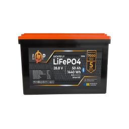 Акумулятор LP LiFePO4 28,8V (9S) - 50 Ah (1440Wh) (BMS 80A/50А) пластик Smart BT
