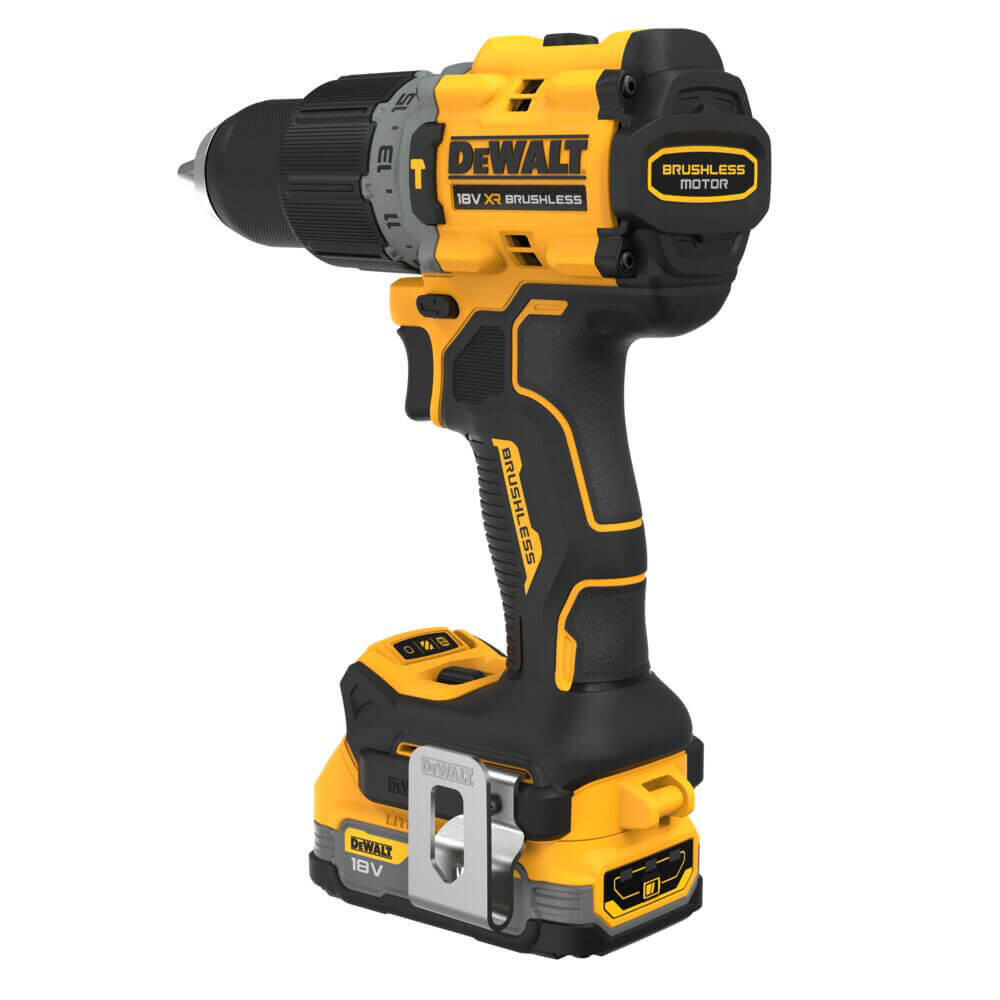 Дрель-шуруповёрт аккумуляторная бесщёточная ударная DeWALT DCD805E1T - Изображение 5