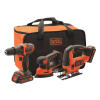 Набор из трёх инструментов BLACK+DECKER BCK31S1S BCK31S1S - Изображение 1
