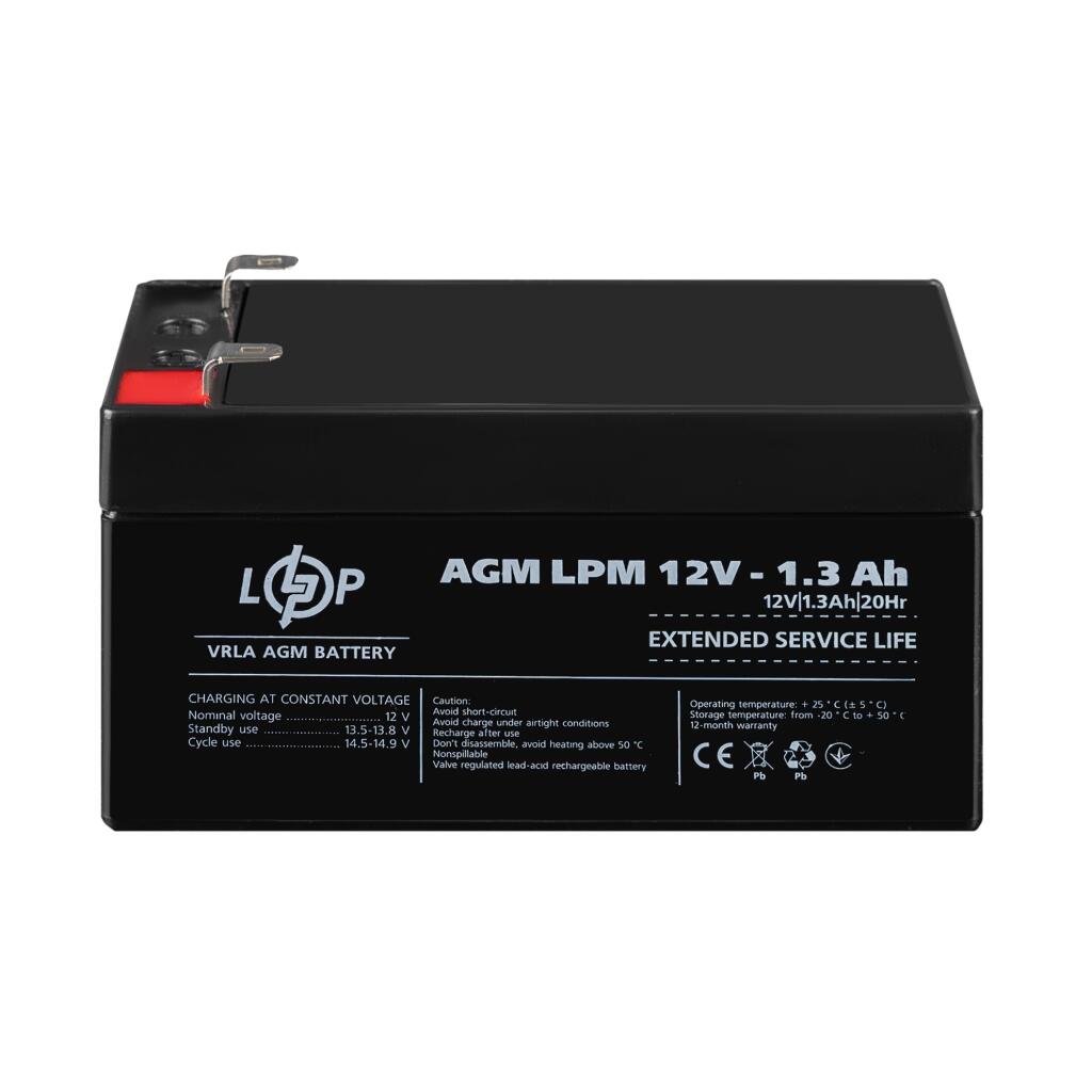 Распродажа Аккумулятор AGM LPM 12V - 1.3 Ah - Изображение 2