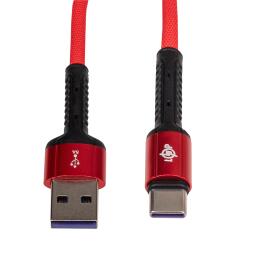 Кабель (шнур) LP USB 3.0 to USB Type-C 5A с быстрой зарядкой (QC) 1м LS63C-5A