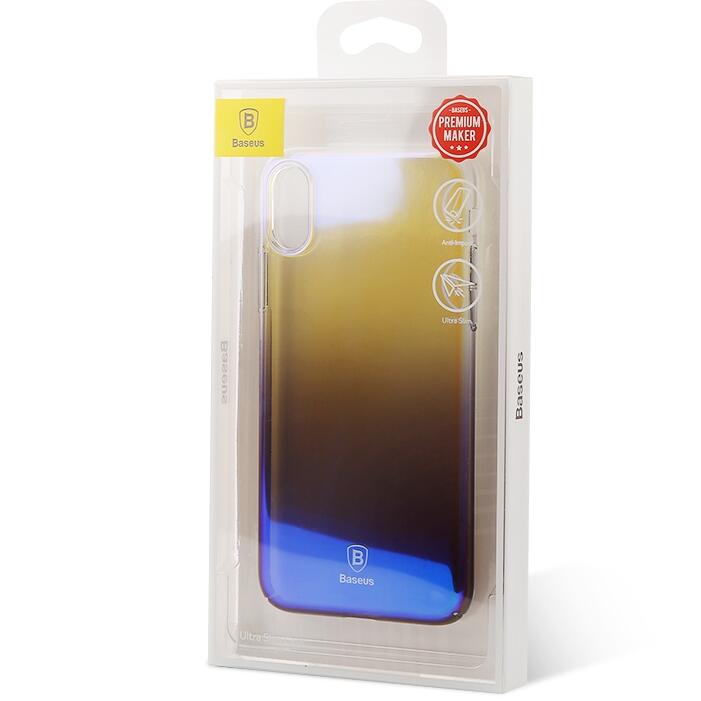 Чехол Baseus для iPhone X/Xs Glaze Purple (WIAPIPHX-GC01) - Изображение 2