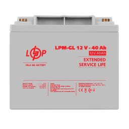 Аккумулятор гелевый LPM-GL 12V - 40 Ah