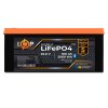 Аккумулятор LP LiFePO4 25,6V - 100 Ah (2560Wh) (BMS 100A/50А) пластик Smart BT - Изображение 1