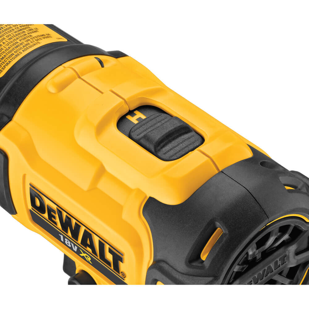 Пистолет горячего воздуха - фен аккумуляторный DeWALT DCE530N DCE530N - Изображение 5