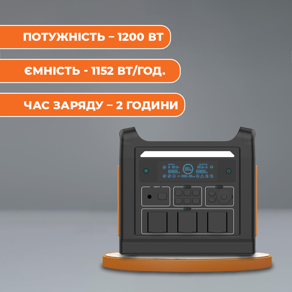 Багатофункціональна портативна зарядна станція LP CHARGER i1000 - Зображення 5