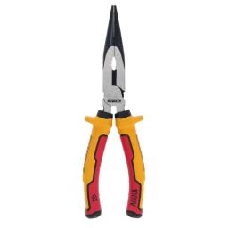 Плоскогубцы электрика LASER HARDENEDl VDE 1000V с удлиненными губками длиной 200 мм DeWALT DWHT82804-0