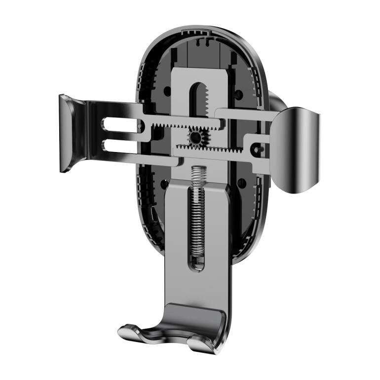 Автодержатель с беспроводной зарядкой Baseus Gravity Черный (WXYL-01) - Изображение 3