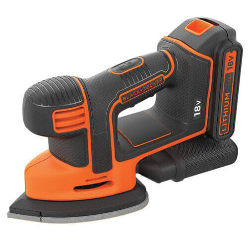 Шлифмашина вибрационная аккумуляторная BLACK+DECKER BDCDS18 BDCDS18 - Изображение 1