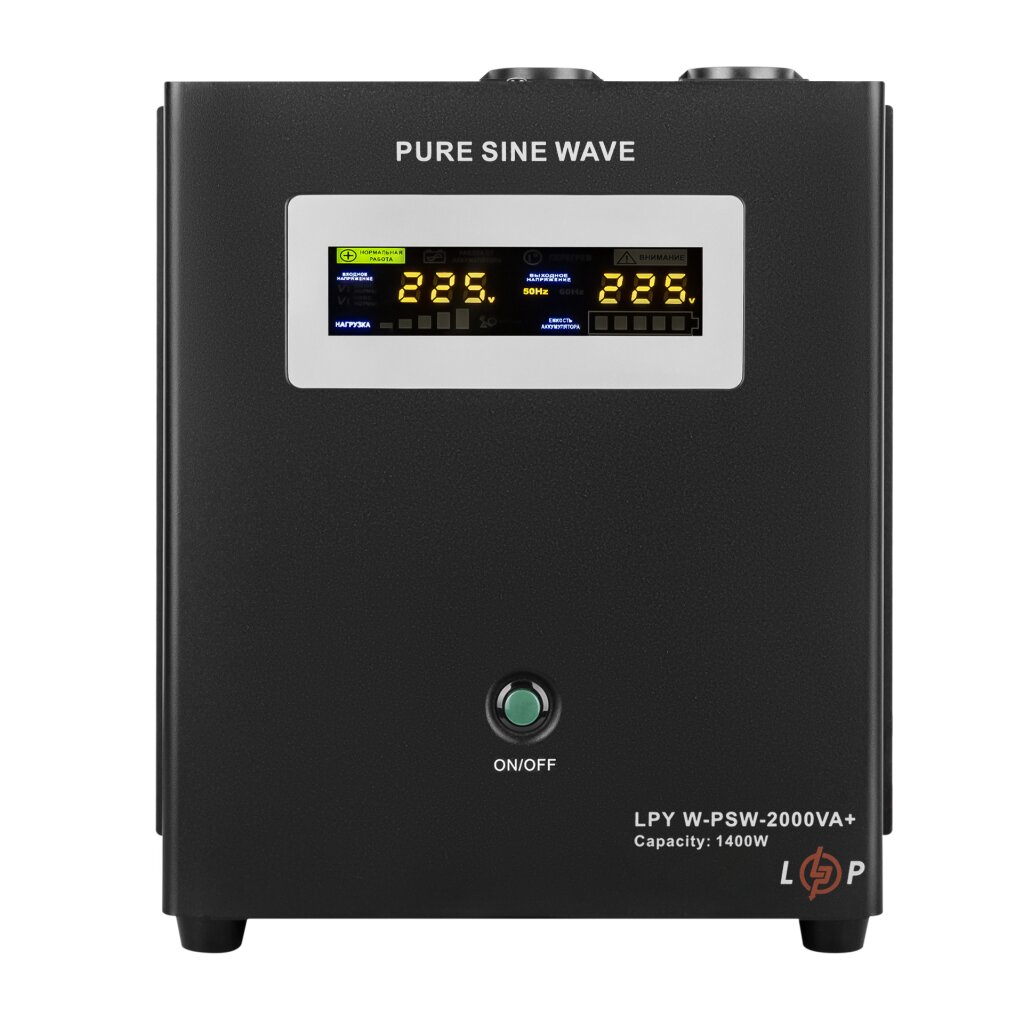 ИБП с правильной синусоидой 24V LPY-W-PSW-2000VA+ (1400Вт)10A/20A - Изображение 1