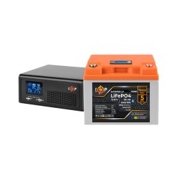 Комплект резервного питания LP(LogicPower) ИБП + литиевая (LiFePO4) батарея (UPS В1000 + АКБ LiFePO4 640W)