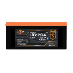 Акумулятор LP LiFePO4 12,8V - 150 Ah (1920Wh) (BMS 100A/75А) пластик Smart BT