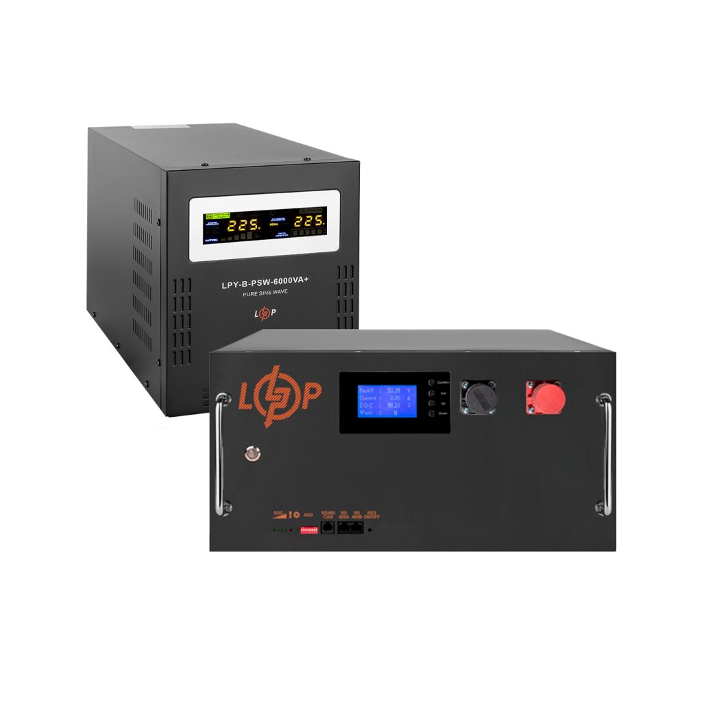 Комплект резервного питания LogicPower B6000 + литиевая (LiFePO4) батарея 16128 Ватт - Изображение 1