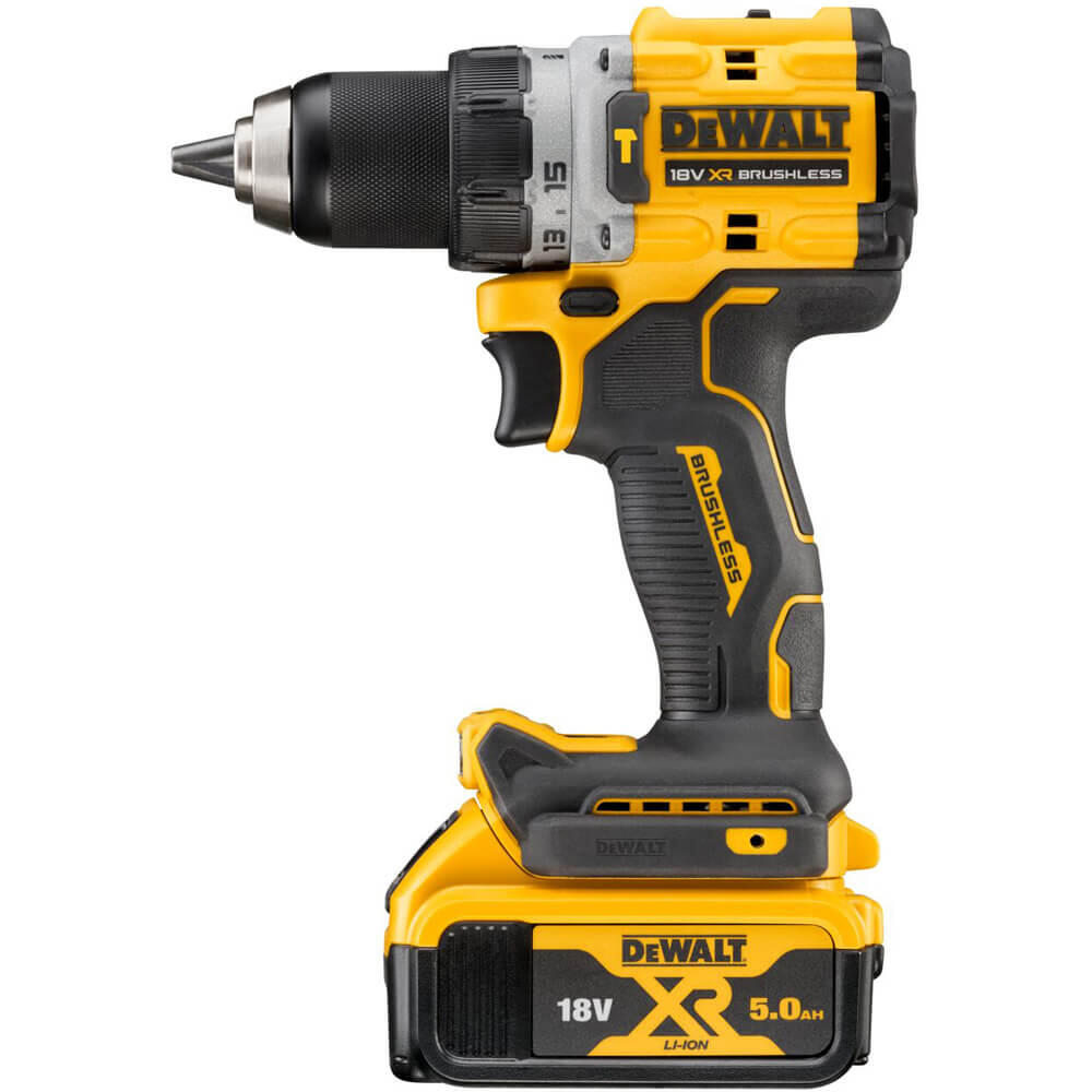 Дрель-шуруповёрт аккумуляторная бесщёточная ударная DeWALT DCD805P2T - Изображение 3