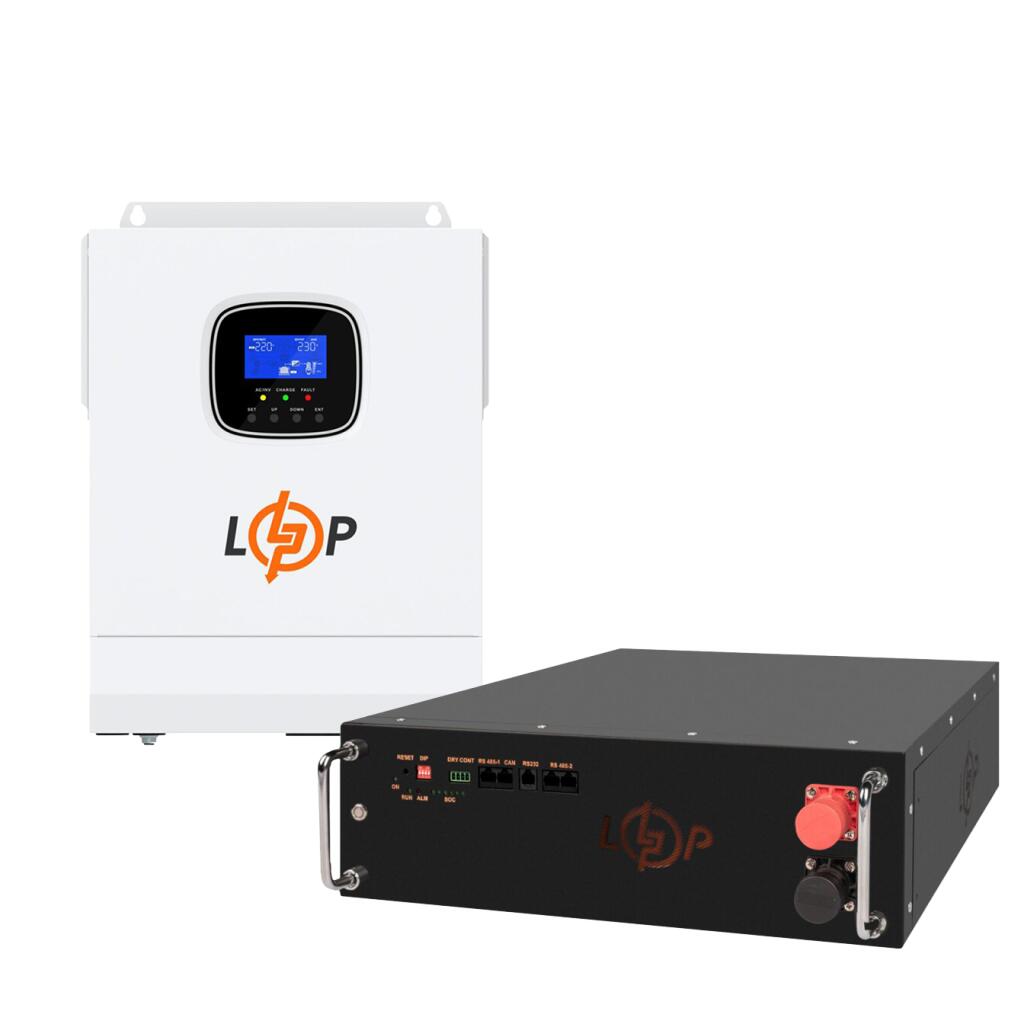 Комплект резервного питания LogicPower ИБП 3500W + литиевая (LiFePO4) батарея 5120 Wh - Изображение 2