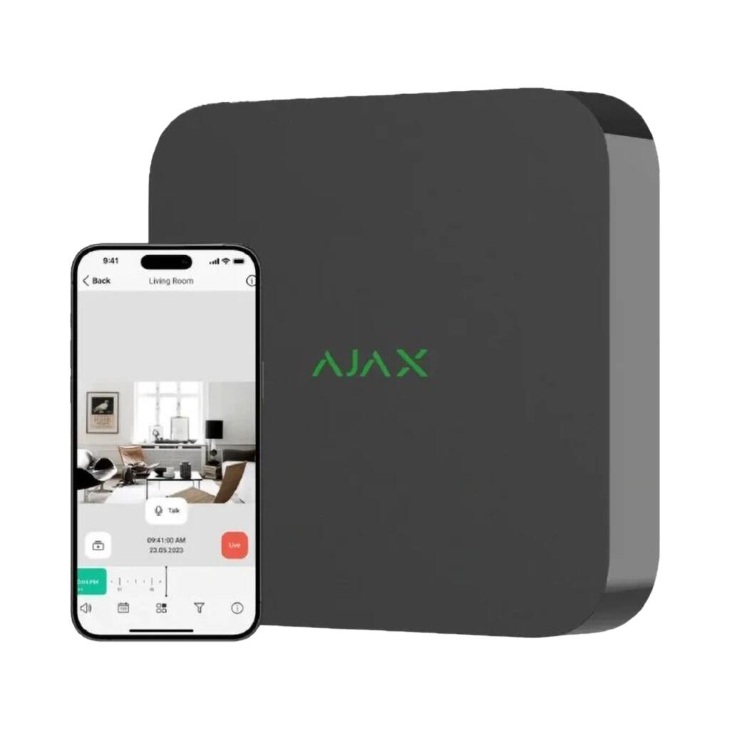 Сетевой видеорегистратор Ajax NVR (16ch) (8EU) на 16 каналов черый - Изображение 2