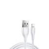 Кабель Remax Lesu Pro USB 2.0 to Lightning 2.1A 1M Білий (RC-160i-w) - Зображення 1