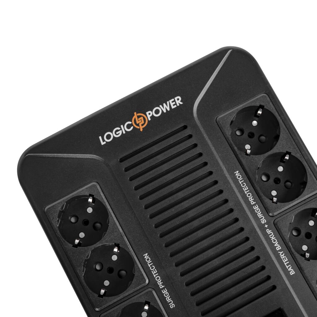 Джерело безперебійного живлення (ДБЖ) LP-UL800VA-8PS (480Вт) - Зображення 3