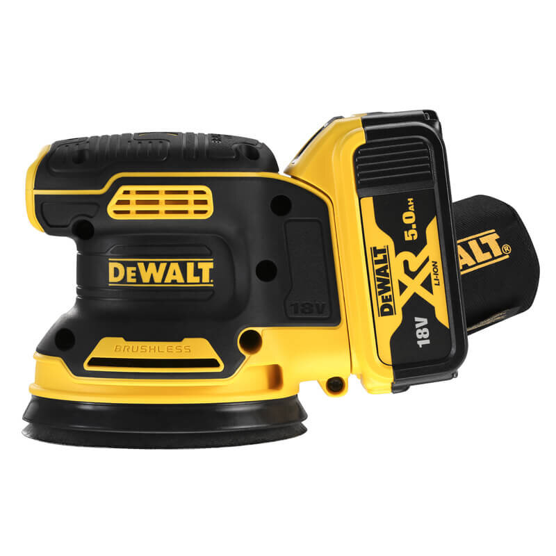 Шлифмашина эксцентриковая аккумуляторная бесщёточная DeWALT DCW210P2 DCW210P2 - Изображение 2