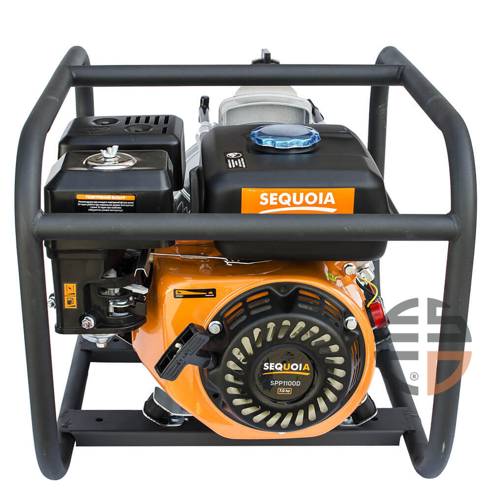 Мотопомпа бензиновая для чистой и грязной воды SEQUOIA SPP1100D SPP1100D - Изображение 2
