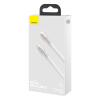 Кабель Baseus Cafule metal Type-C to Lightning PD 20W 1M Белый (CATLJK-A02) - Изображение 7