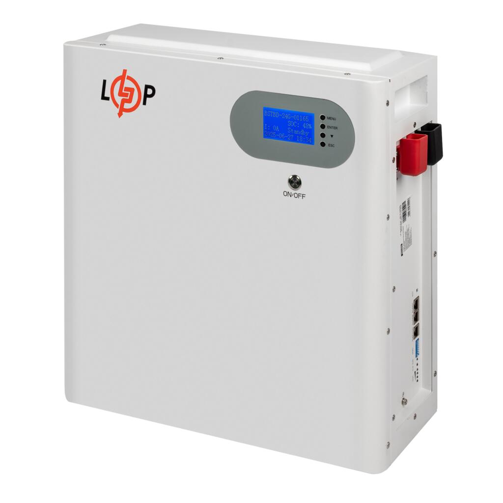 Аккумулятор LP LiFePO4 51,2V - 100 Ah 5120Wh (Smart BMS 100A) с LCD WAB RS485/CAN - Изображение 5