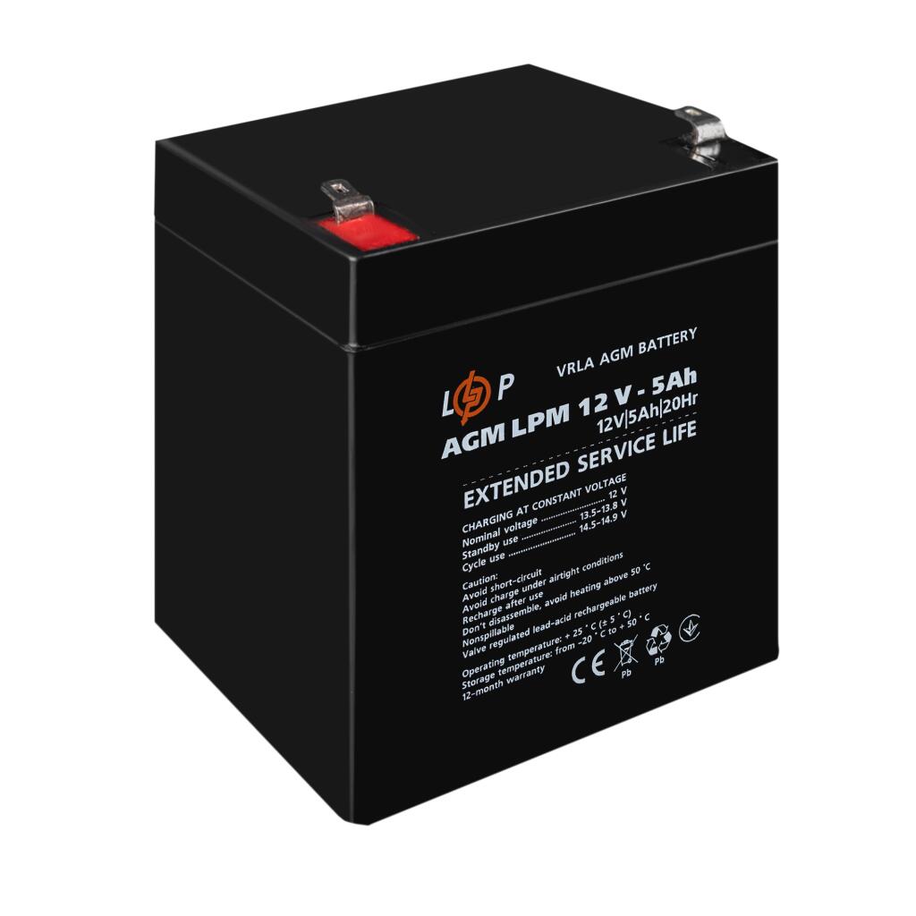 Аккумулятор AGM LPM 12V - 5 Ah - Изображение 4