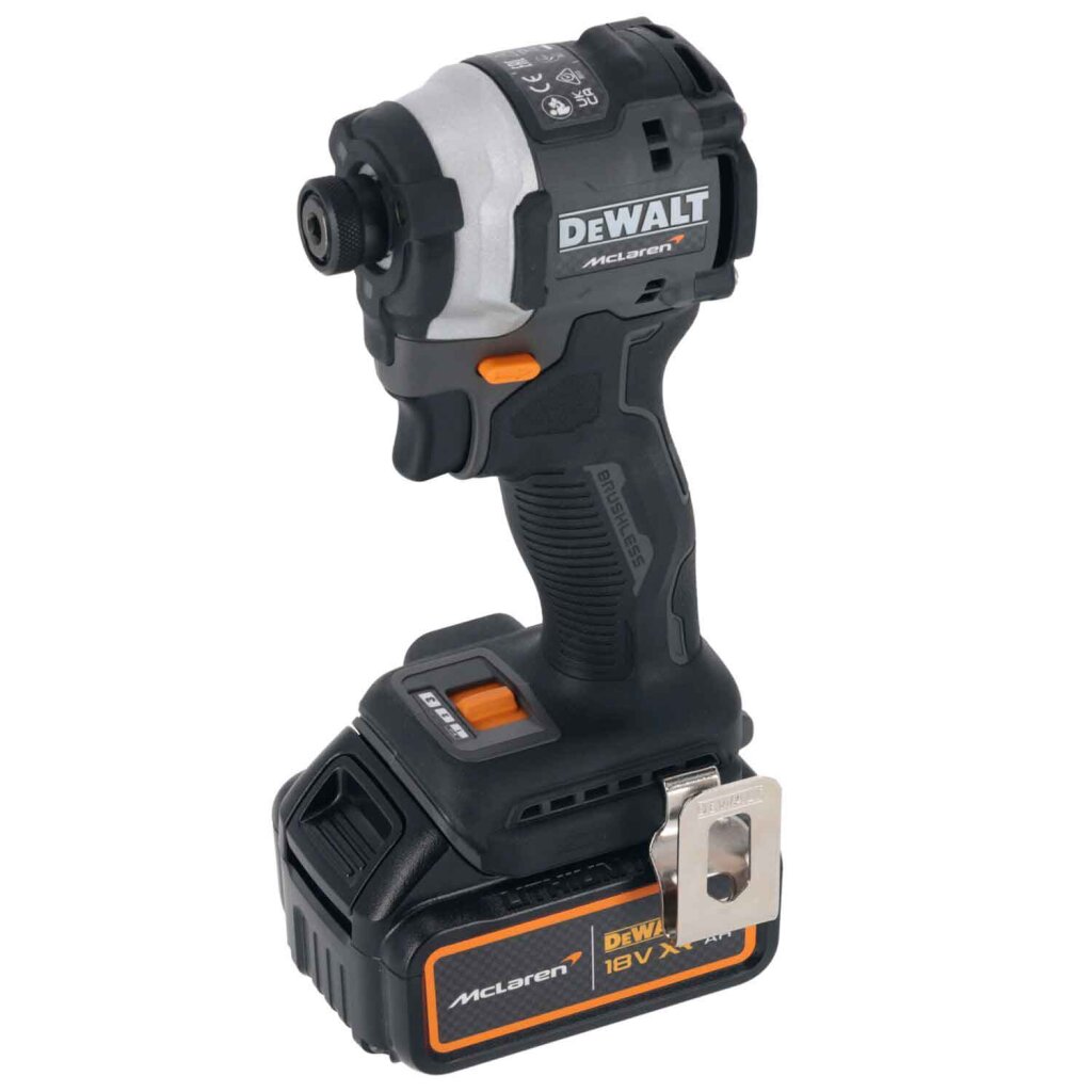 Шуруповёрт ударный McLaren F1 TEAM LIMITED EDITION DeWALT DCF85MM2T - Изображение 4